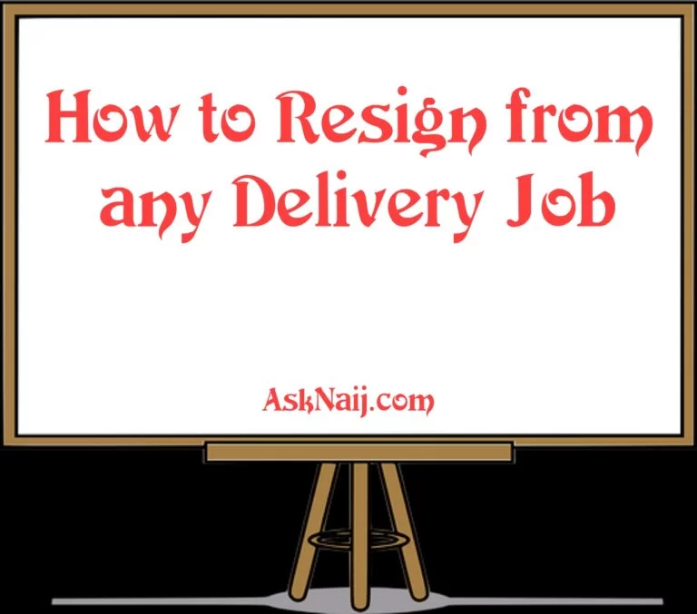 How to Resign from any Delivery Job (example Zomato and Swiggy)