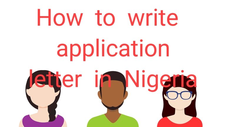 How to Write Application Letter for Sales Girl/Boy in Nigeria