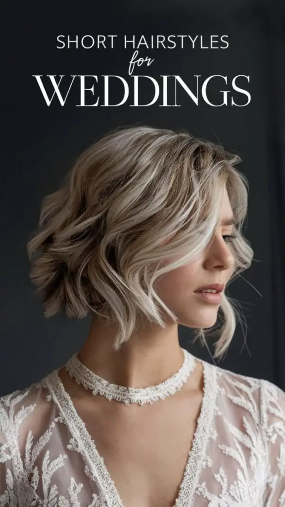 Stunning Short Hairstyles for Weddings: Chic & Elegant Ideas