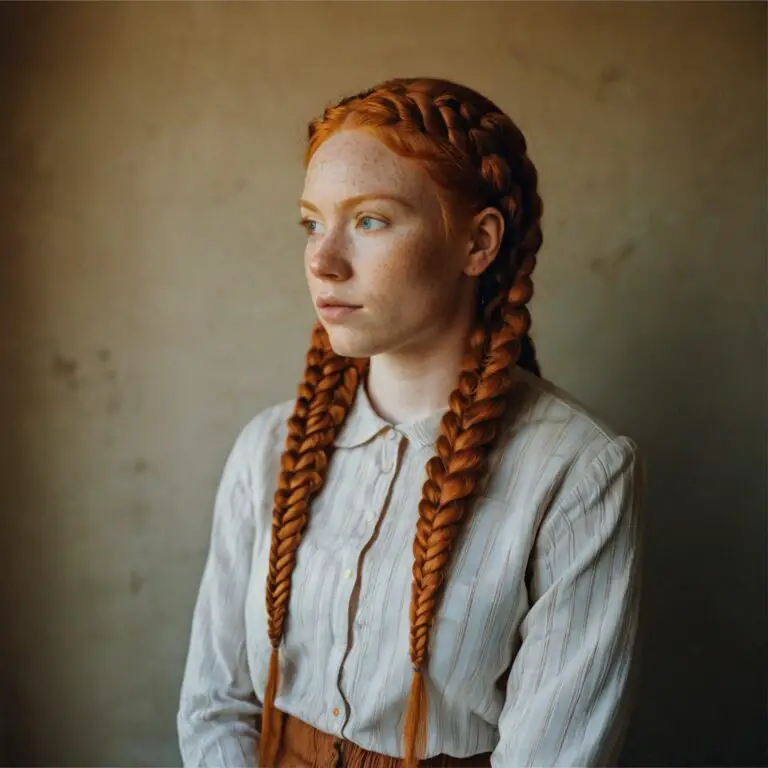 boho knotless braids ginger