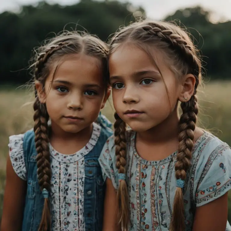 boho knotless braids on kids