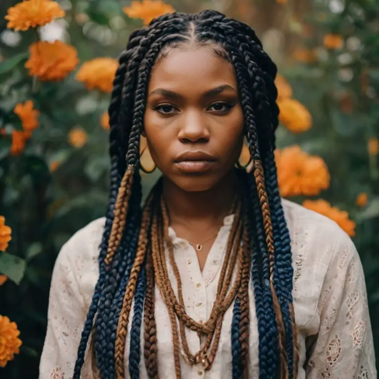 jumbo boho braids for black women