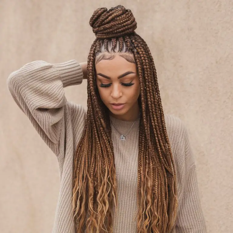 extra long boho knotless braids