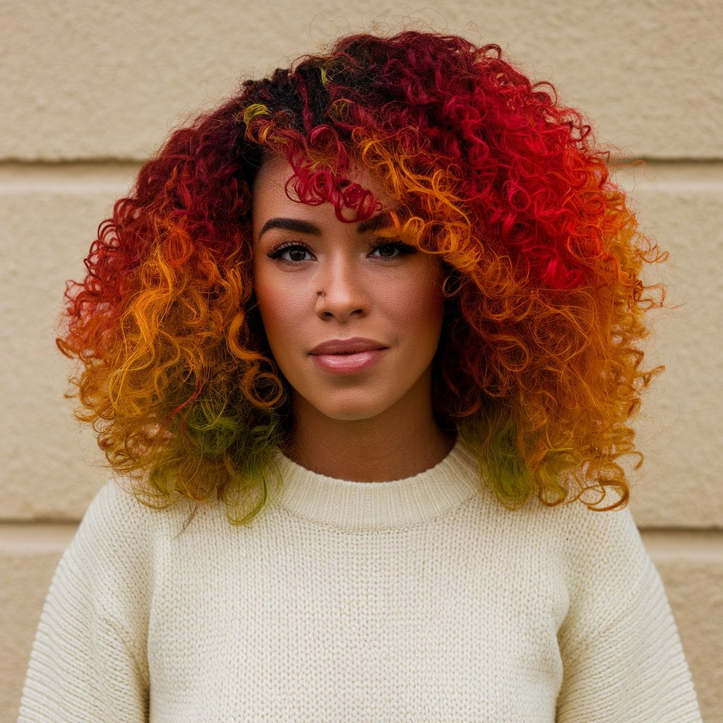 fall hair colors for black women twa