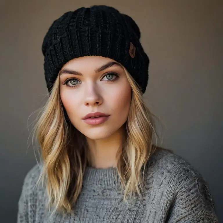 Chic Beanie Short Hairstyles: Perfect for Winter Outfits