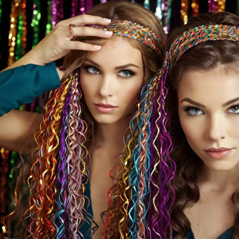 Tinsel Hair Extensions: Your Secret to Sparkly Hair This Season