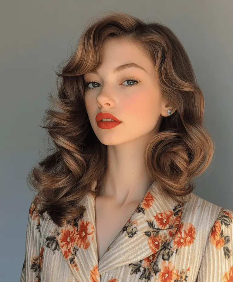 Top Retro Waves Christmas Hairstyles for a Classic Glamour Look