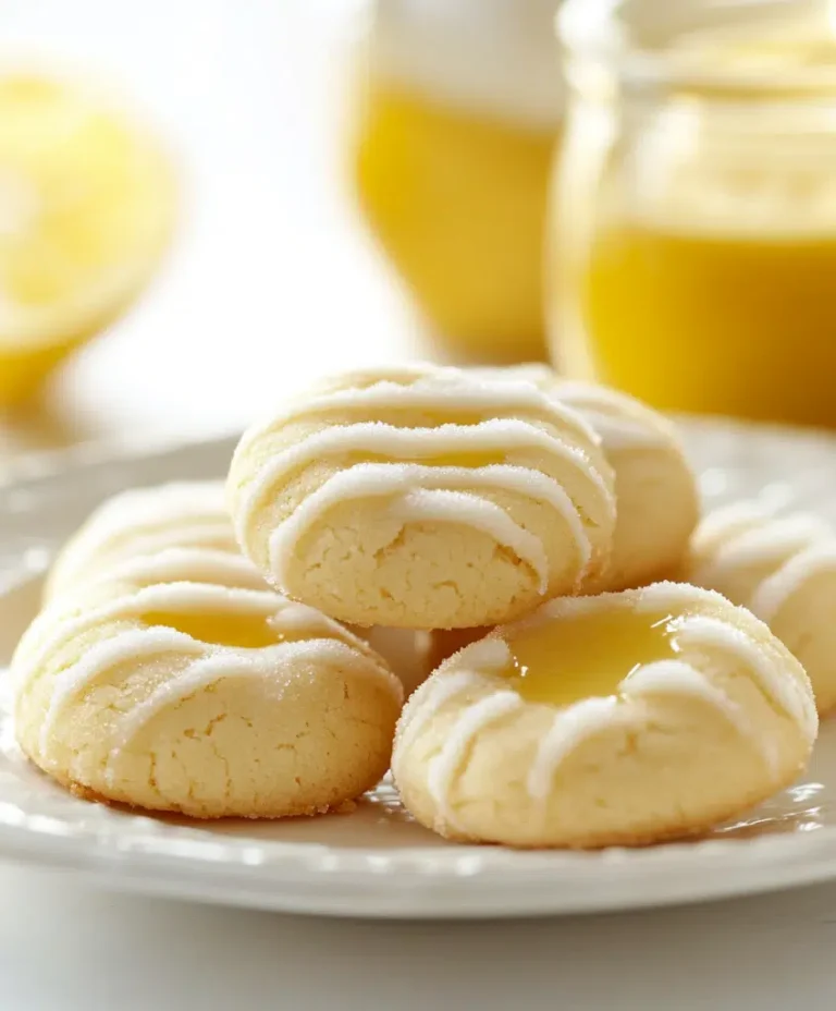 Lemon Thumbprint Cookies Recipe