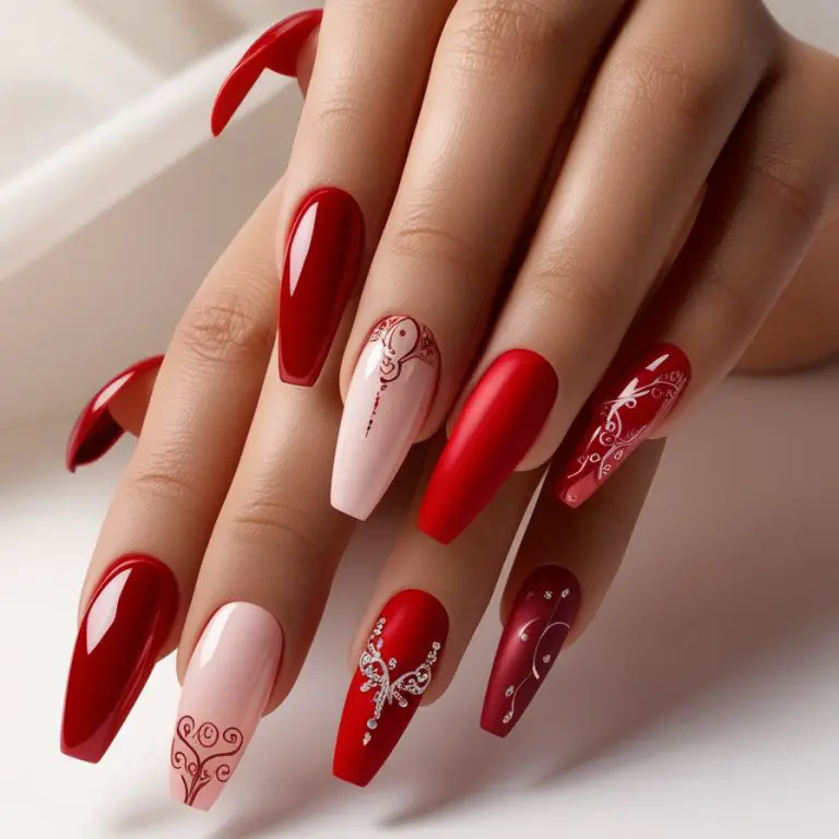 Top 30 Elegant Red Nail Designs to Try This Season