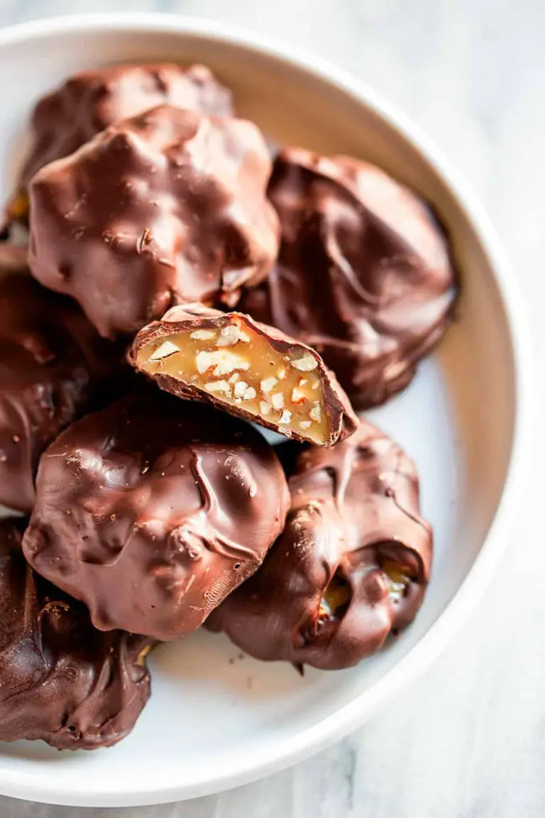 Irresistible Homemade Turtle Candy: Easy Recipe with Caramel, Pecans, and Chocolate