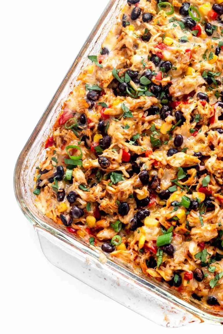 How to Make a Flavorful Easy Chicken Burrito Casserole in Minutes