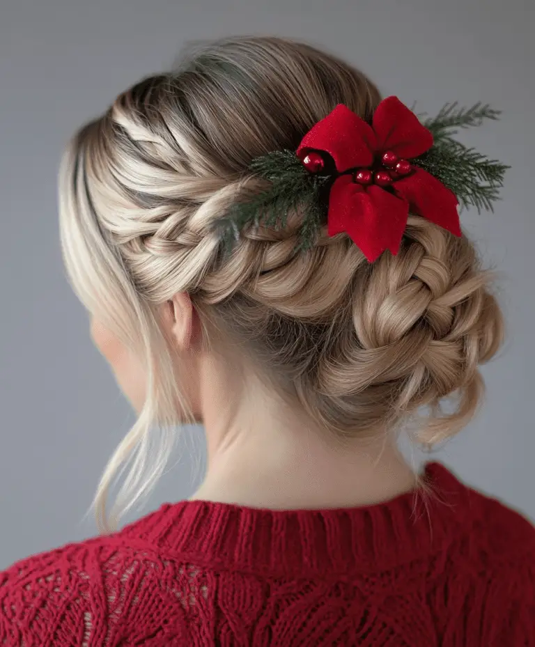 Quick and Easy Cute Christmas Hairstyles for a Glamorous Look