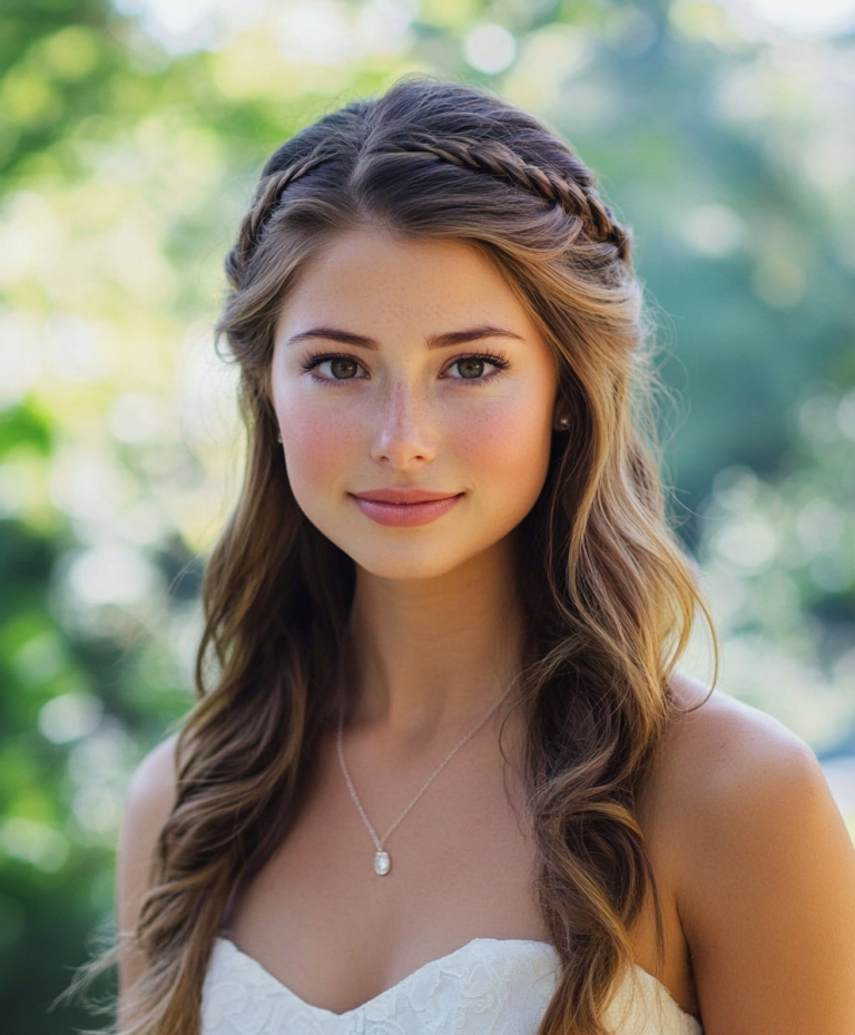 Bridesmaid Hairstyles Half Up Half Down Braid: Elegant Styles for Your Wedding Day