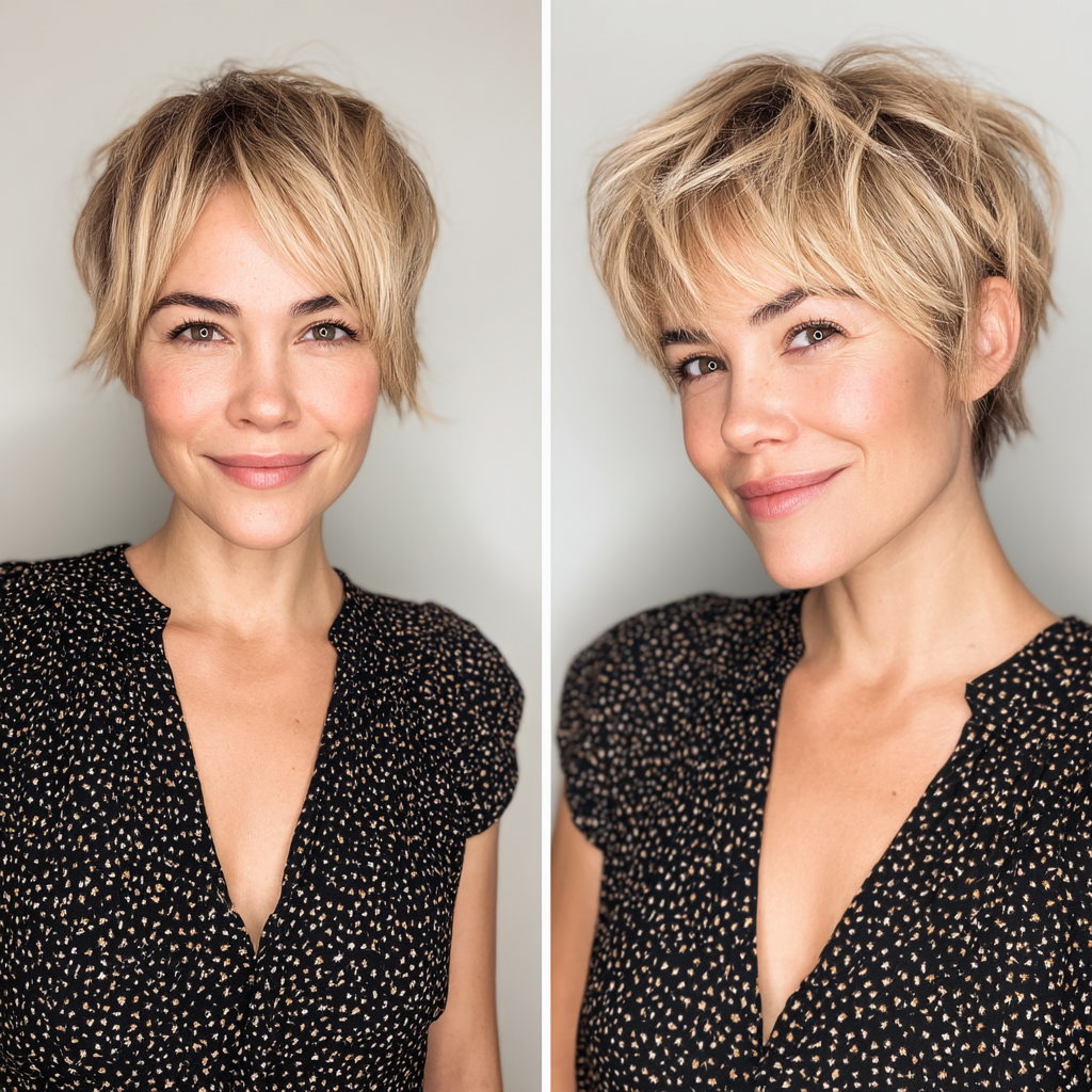 Pixie Cut for Fine Hair Adding Volume and Texture
