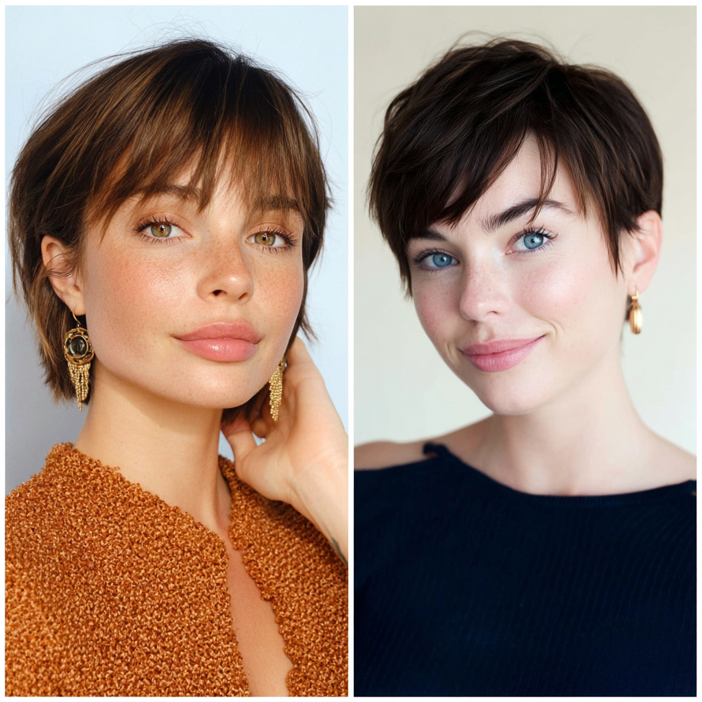 Pixie Cut with Bangs Frame Your Face