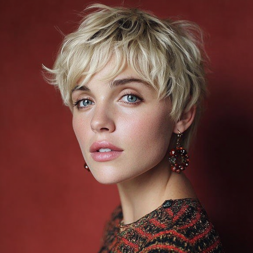 Shaggy Pixie Cut Effortlessly Cool