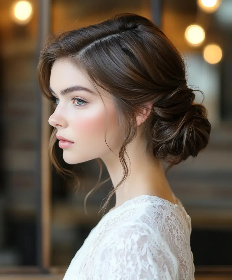 Quick & Chic: Simple Updos for Medium Hair (Summer Styles, Work Appropriate, Wedding Ready)