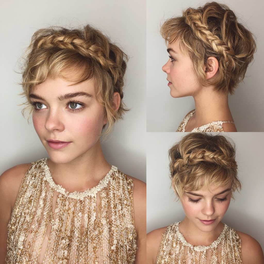The Braided Pixie Haircut