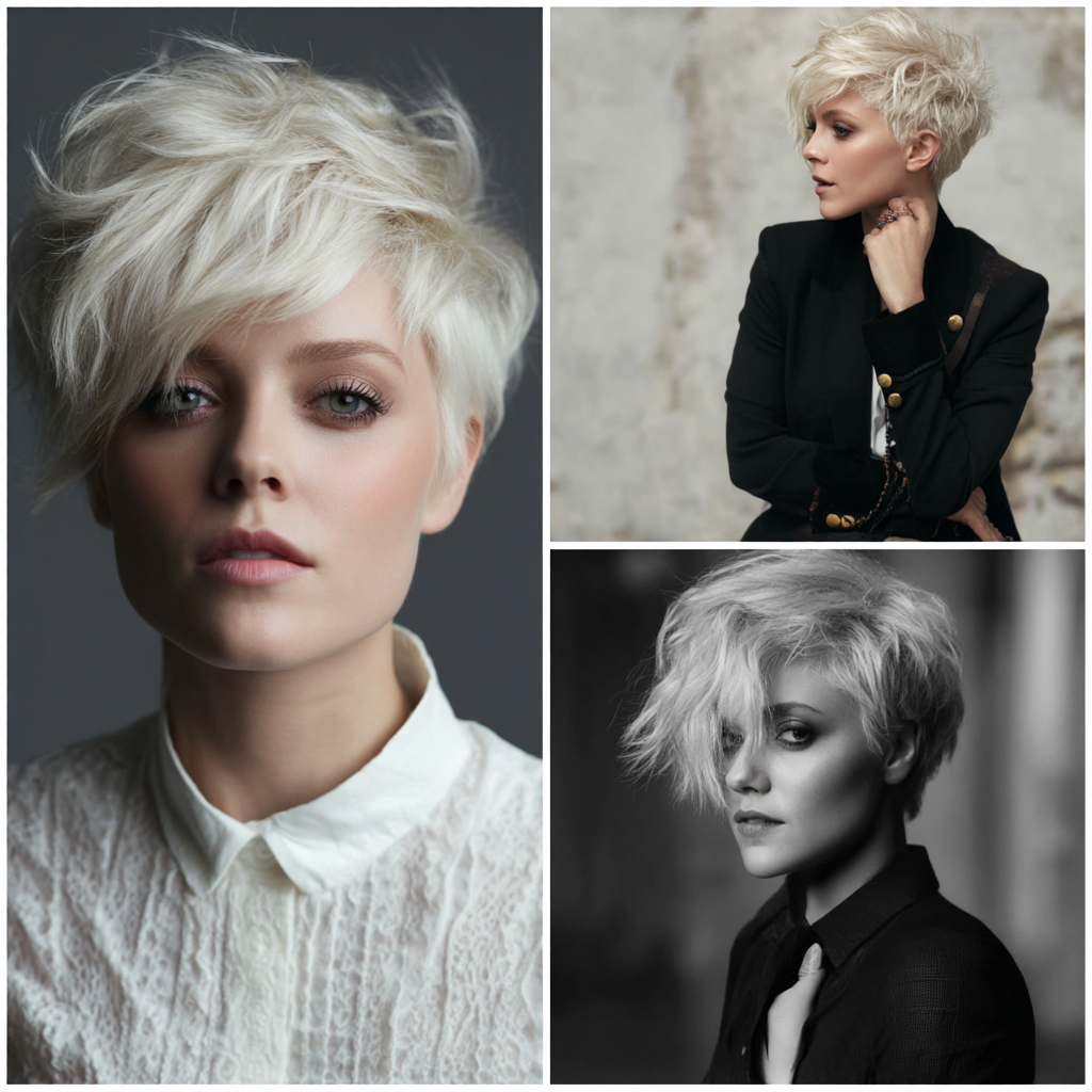The Geometric Pixie Haircut