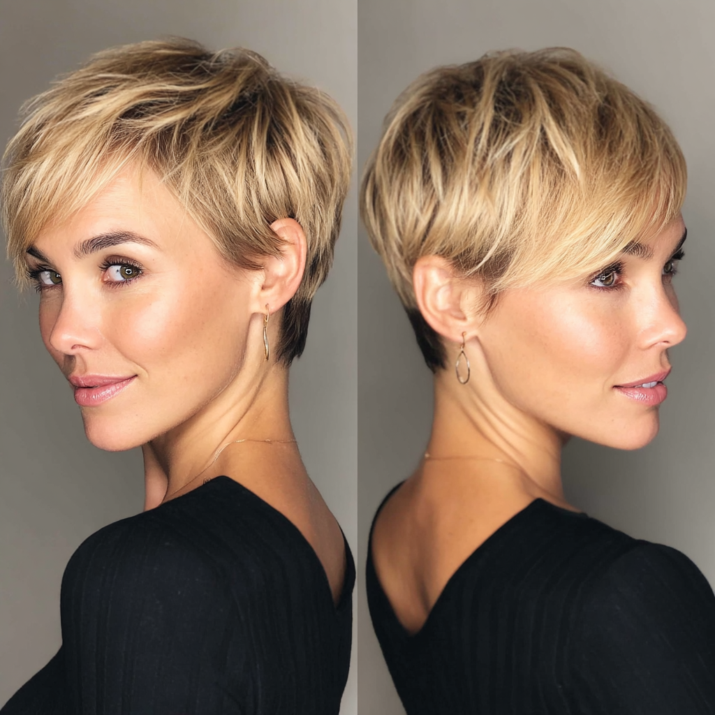 The Graduated Pixie Haircut