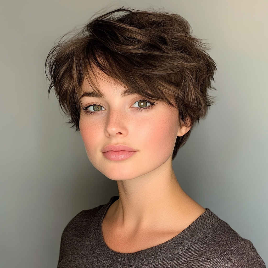 The Layered Pixie Haircut for Extra Volume