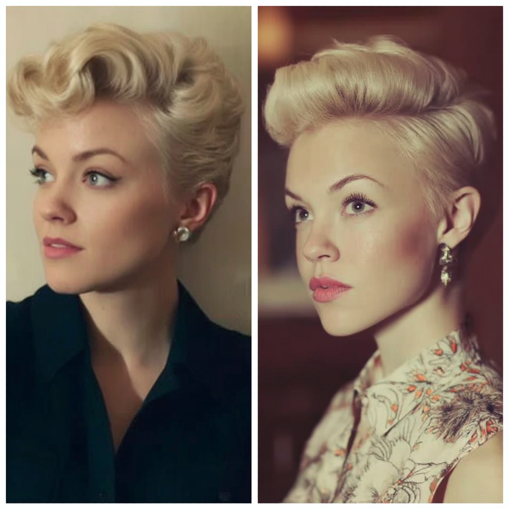 The Pompadour Pixie Haircut