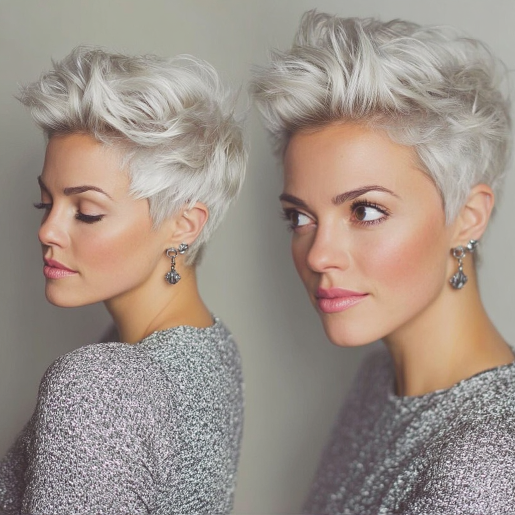 The Quiff Pixie Haircut